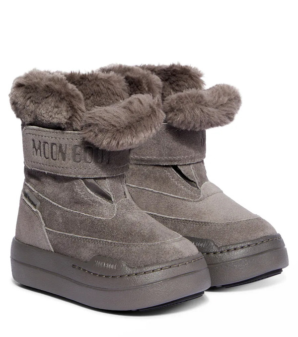  Moon Boot Kids Moon Boot Kids Junior Park Suede Snow Boots 