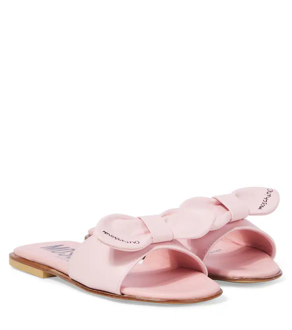  Moschino Kids Moschino Kids Leather Sandals 