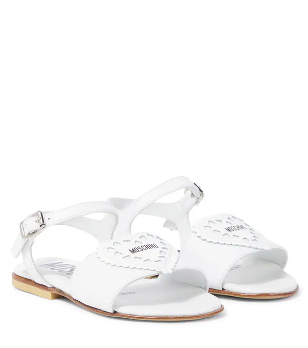  Moschino Kids Moschino Kids Leather Sandals 