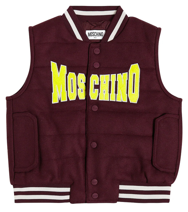  Moschino Kids Moschino Kids Logo Padded Vest 