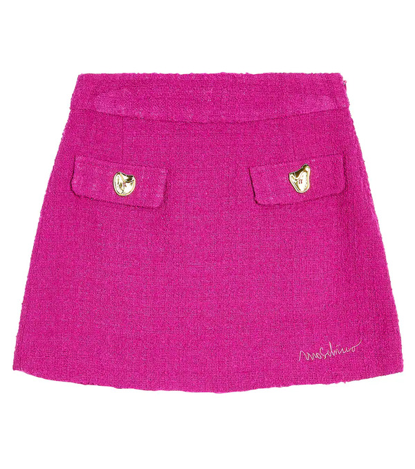  Moschino Kids Moschino Kids Wool-blend Bouclã© Skirt 