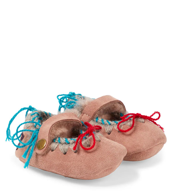  Mou Kids Mou Kids Baby Suede Ballet Flats 