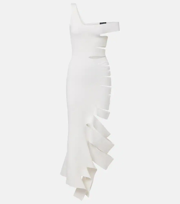  Mugler Mugler Cutout Midi Dress 