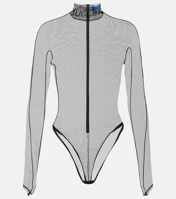  Mugler Mugler Mesh Bodysuit 