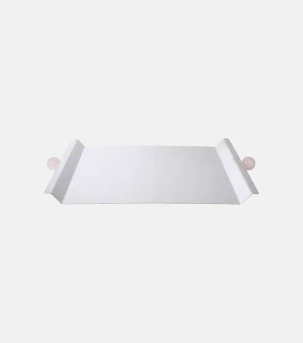  Natalia Criado Natalia Criado Embellished Silver-plated Tray 