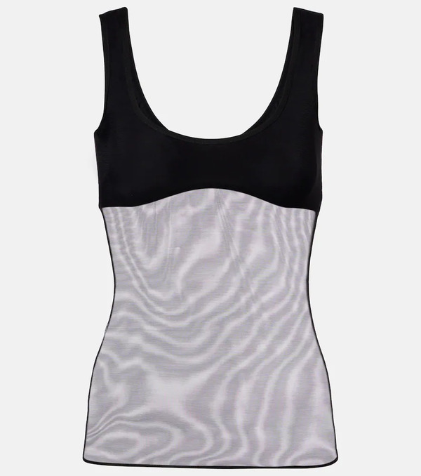  Nensi Dojaka Nensi Dojaka Semi-sheer Tank Top 