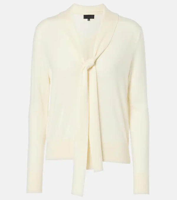  Nili Lotan Nili Lotan Ayla Tie-neck Wool Sweater 