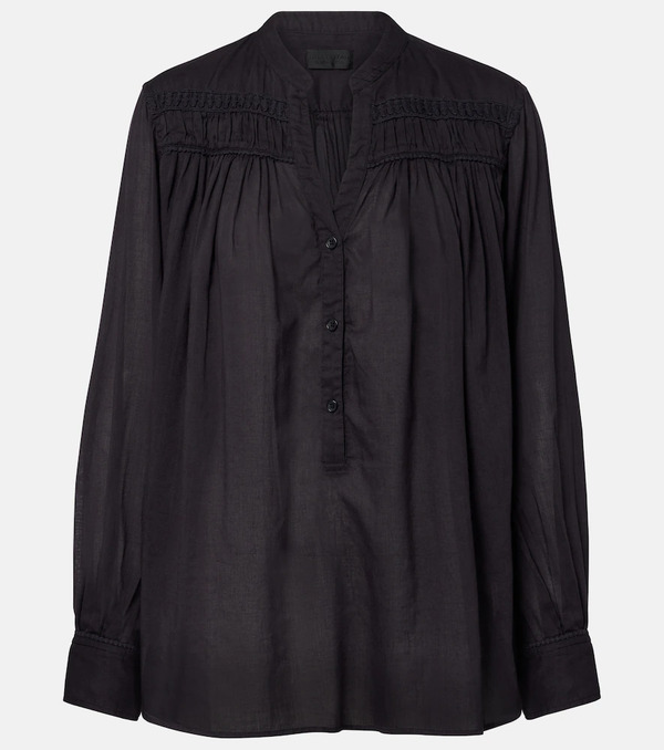  Nili Lotan Nili Lotan Clarys Cotton Blouse 
