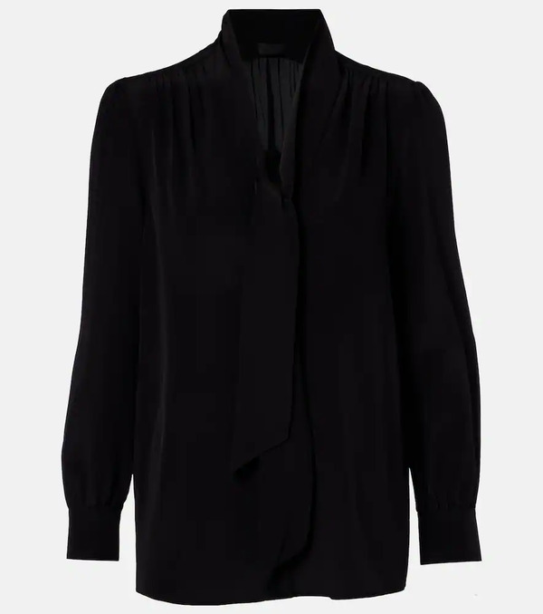  Nili Lotan Nili Lotan Colt Tie-neck Silk Blouse 