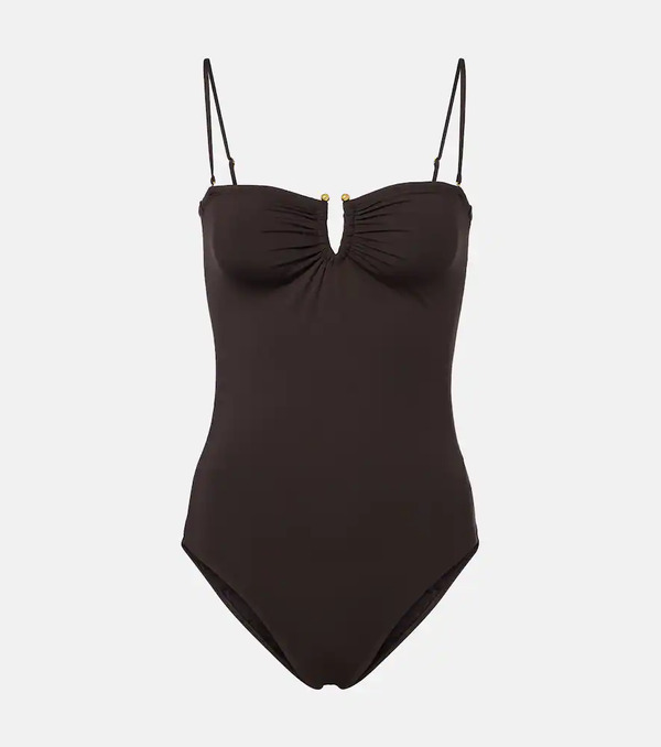  Nili Lotan Nili Lotan Gathered Swimsuit 