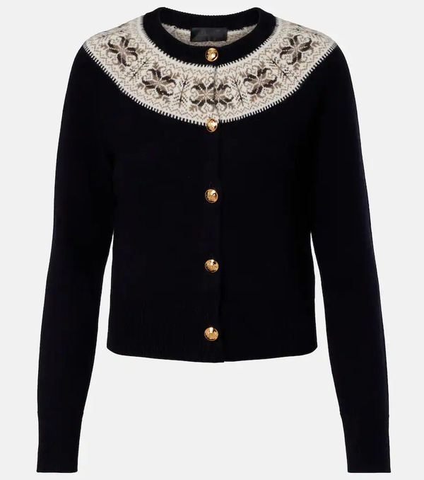  Nili Lotan Nili Lotan Josefa Fair Isle Cashmere Cardigan 