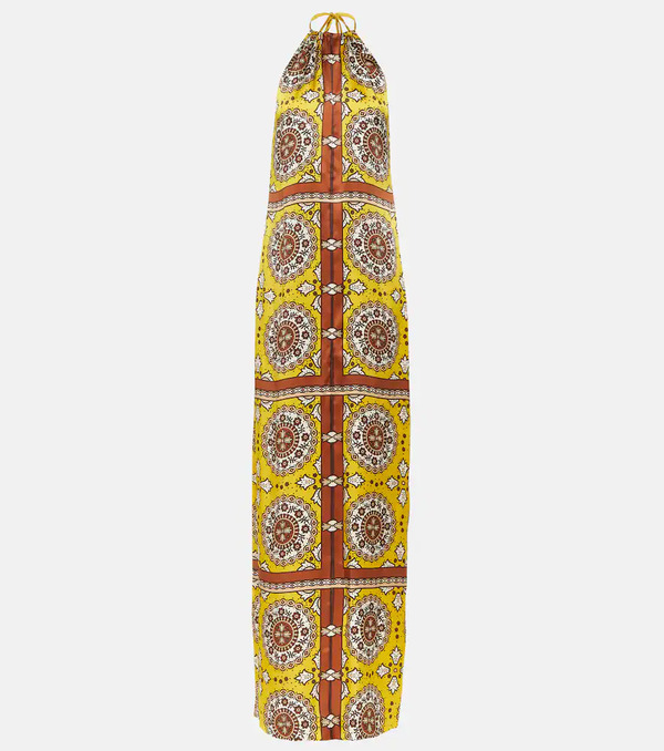  Nili Lotan Nili Lotan Rigel Printed Silk Maxi Dress 