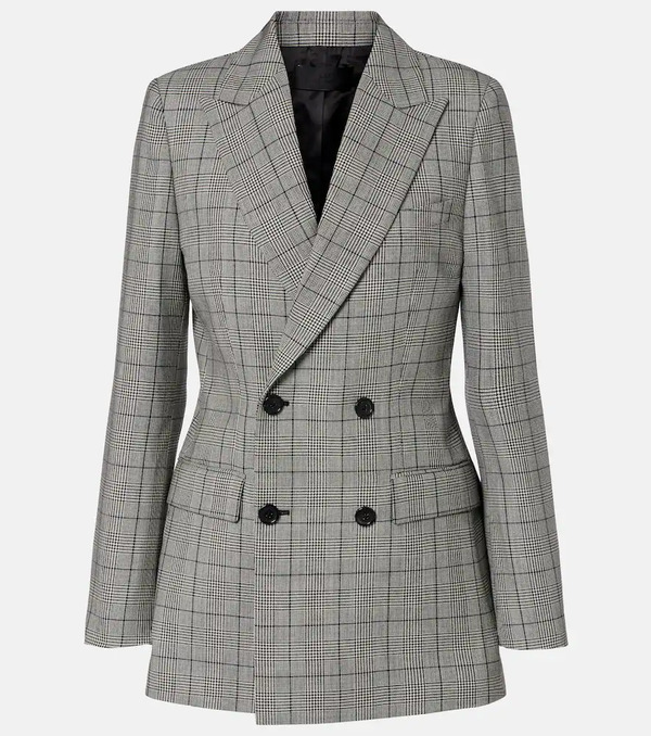  Nili Lotan Nili Lotan Weston Plaid Virgin Wool Blazer 