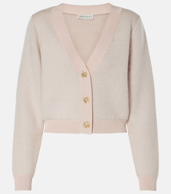  Nina Ricci Nina Ricci Mohair-blend Cardigan 