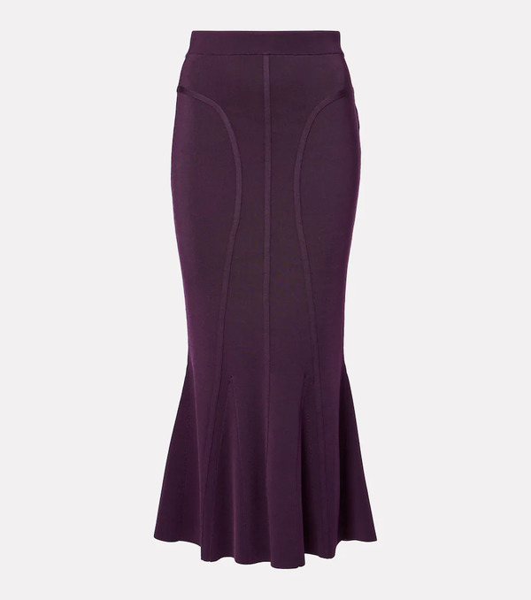  Nina Ricci Nina Ricci Peplum Maxi Skirt 