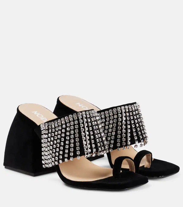  Nodaleto Nodaleto Bulla Preston Black Velvet High Sandals 