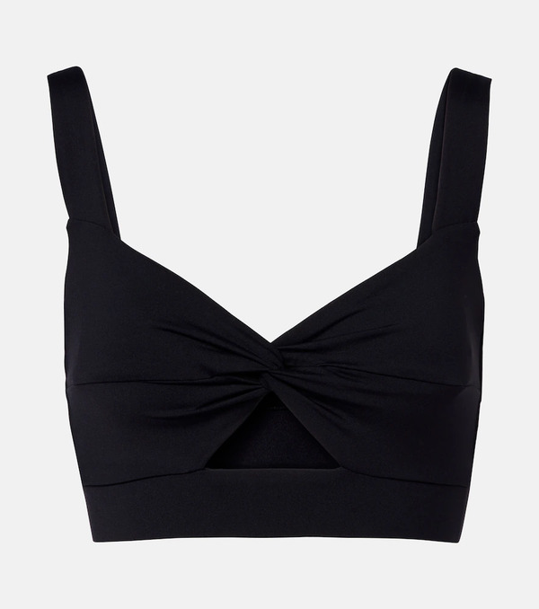  Norba Norba Shell Cutout Ruched Sports Bra 