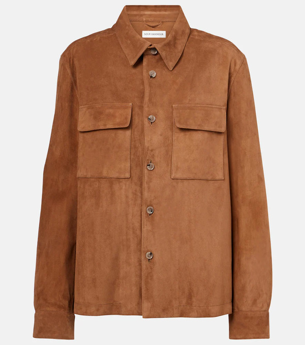  Nour Hammour Nour Hammour Jude Suede Shirt 