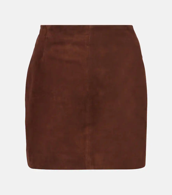  Nour Hammour Nour Hammour Remi Suede Miniskirt 