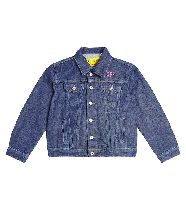  Off-white Kids Off-white Kids Arrows Denim Jacket 