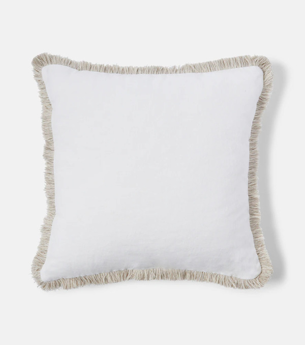  Once Milano Once Milano Fringed Linen Cushion 