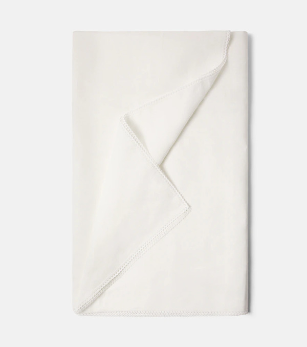  Once Milano Once Milano Lace-trimmed Linen Tablecloth 