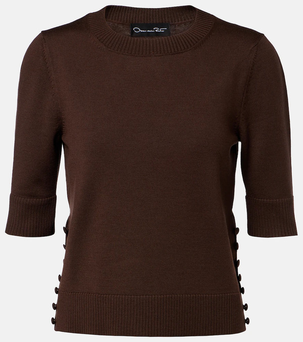  Oscar De La Renta Oscar De La Renta Virgin Wool Sweater 