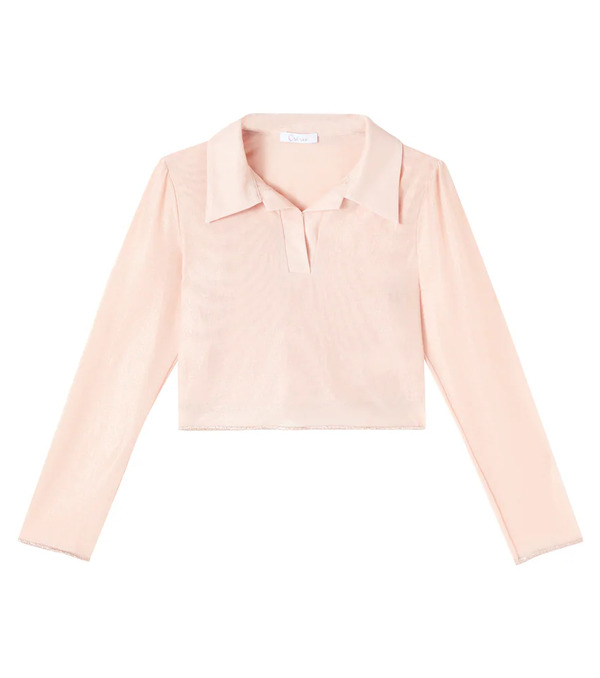  Oseree Kids Osã©ree Kids Cropped Tulle Top 