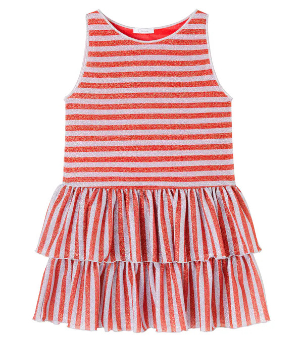  Oseree Kids Osã©ree Kids Striped Lamã© Dress 