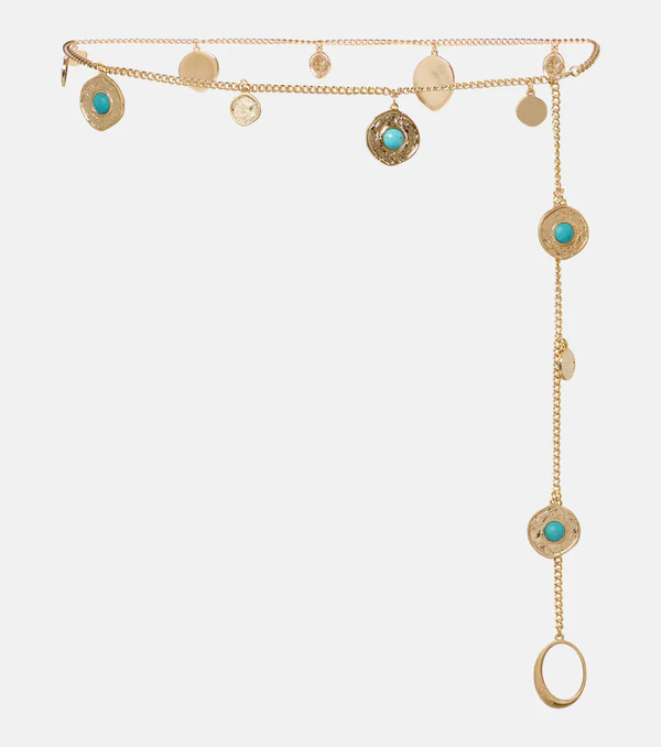  Oseree Osã©ree Embellished Chain Belt 