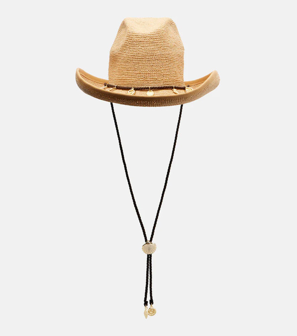  Oseree Osã©ree Embellished Raffia Cowboy Hat 