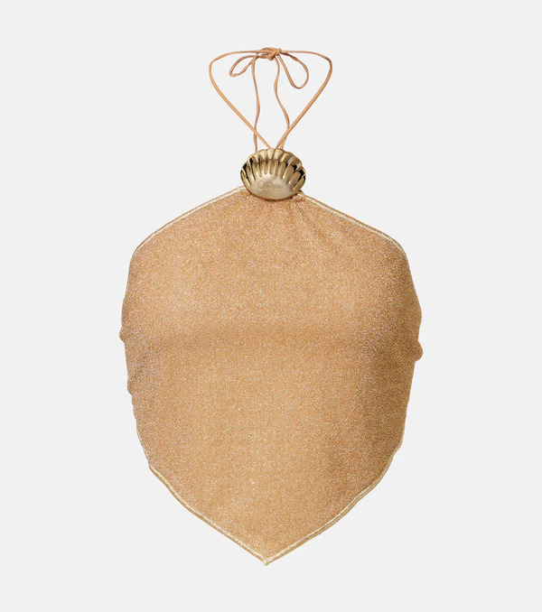  Oseree Osã©ree Lumiã¨re Halterneck Crop Top 