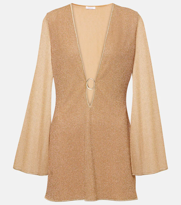  Oseree Osã©ree Lumiã¨re Metallic Minidress 