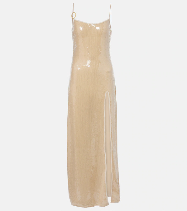  Oseree Osã©ree Marylin Sequined Maxi Dress 