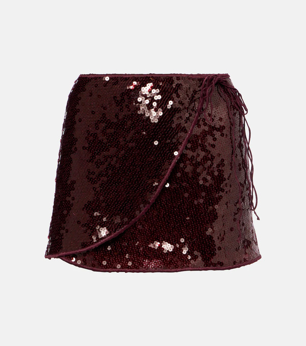  Oseree Osã©ree Marylin Sequined Miniskirt 