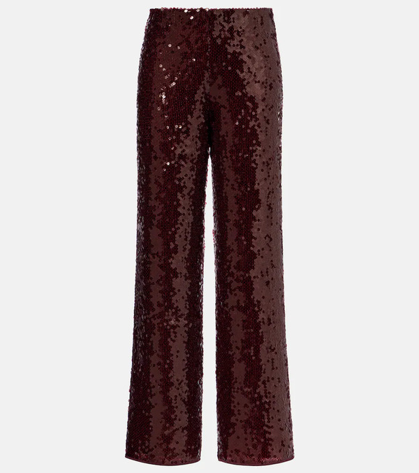  Oseree Osã©ree Marylin Sequined Wide-leg Pants 
