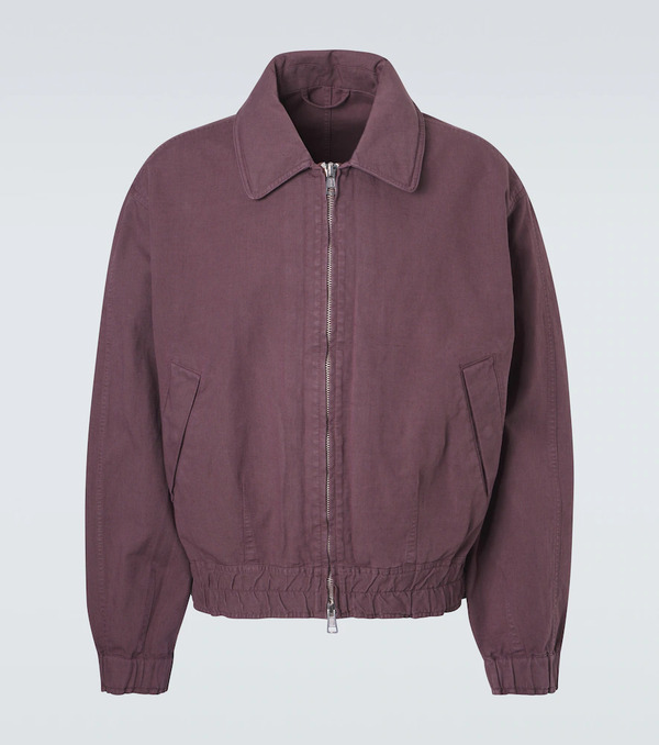  Our Legacy Our Legacy Command Cotton And Linen Bomber Jacket 