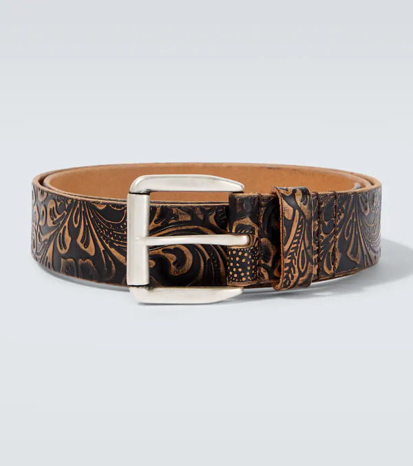  Our Legacy Our Legacy 40mm Paisley Leather Belt 