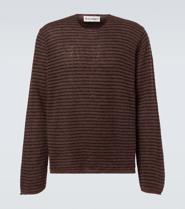  Our Legacy Our Legacy Rigid Popover Alpaca-blend Sweater 