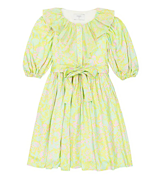  Paade Mode Paade Mode Ruched Balloon-sleeve Shirt Dress 