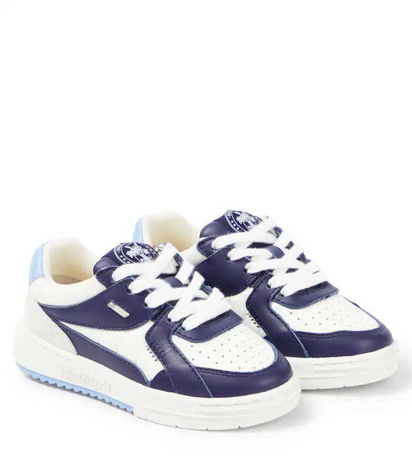  Palm Angels Kids Palm Angels Kids Palm University Leather Sneakers 