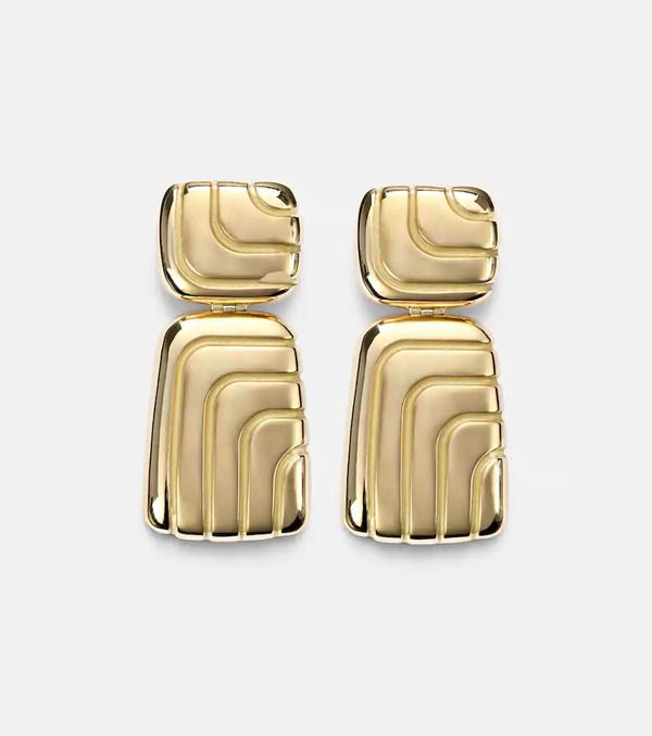  Pamela Zamore Pamela Zamore Labyrinth 18kt Gold Drop Earrings 