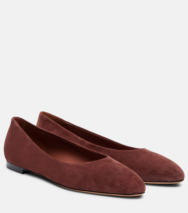  Paris Texas Paris Texas Lavinia Suede Ballet Flats 