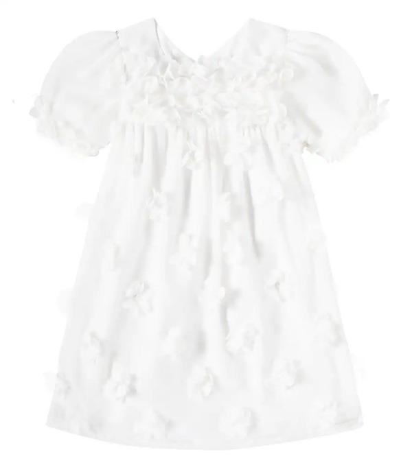  Patachou Patachou Floral-appliquã© Chiffon Dress 