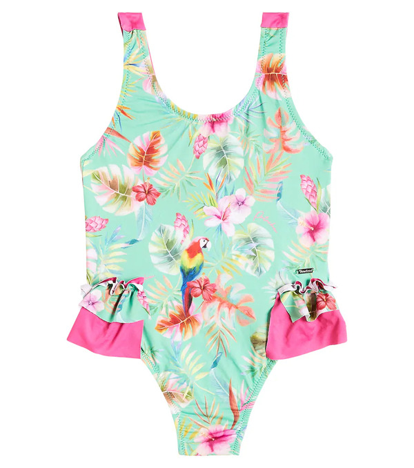  Patachou Patachou Ruffled Floral Swimsuit 