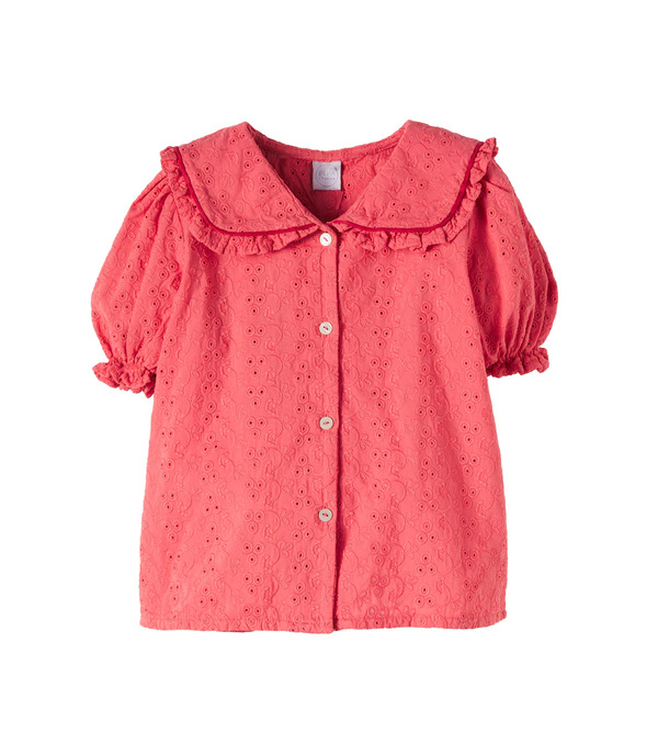  Pepa London Pepa London Broderie Anglaise Cotton Blouse 