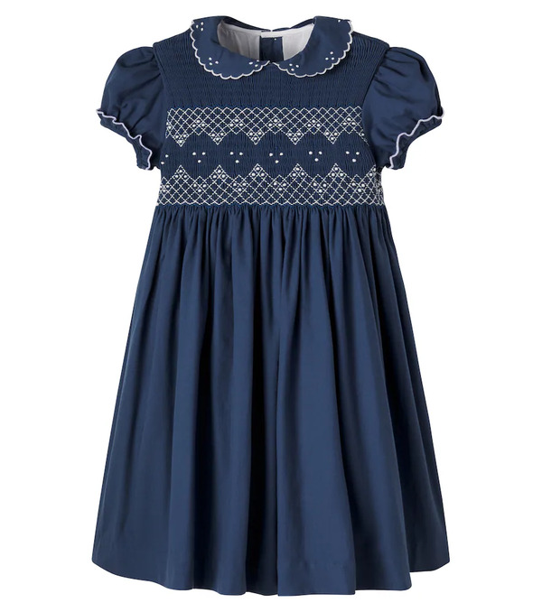  Pepa London Pepa London Embroidered Smocked Cotton Dress 