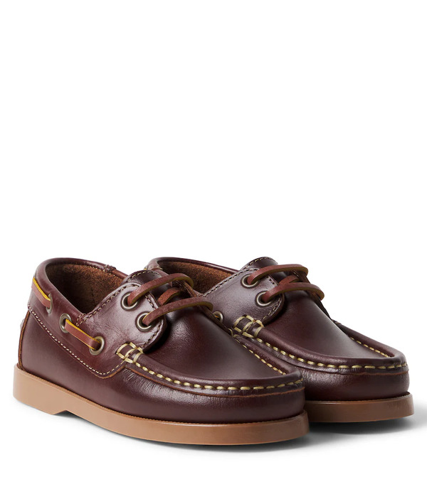  Pepa London Pepa London Leather Boat Shoes 