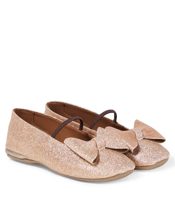  Pepe Pã¨pã¨ Bright Glitter Ballet Flats 