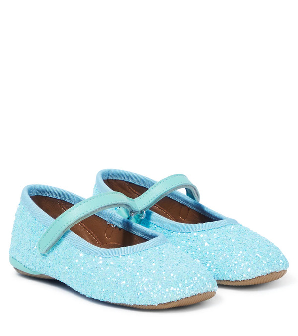  Pepe Pã¨pã¨ Glitter Ballet Flats 